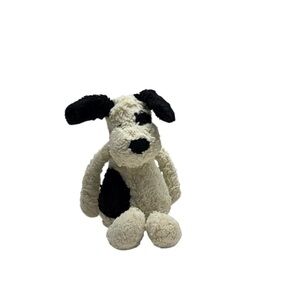 Jellycat Black & Cream Bashful Puppy